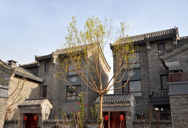 聊城古城西南光岳府春日美景 中式大宅惊艳四座_别墅