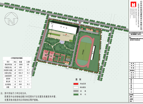 蒋官屯办事处季海小学规划公示_规划公示_聊城房产网